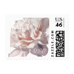 RSVP Pink Peony 7 Small Wedding Postage stamp