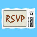RSVP postage by dndartstudio RSVP postage