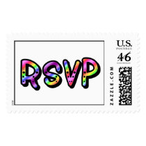 RSVP Postage Stamp by dndartstudio RSVP Postage Stamp