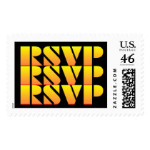 RSVP Postage Stamp by dndartstudio RSVP Postage Stamp