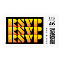 RSVP Postage Stamp by dndartstudio RSVP Postage Stamp
