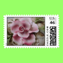 RSVP Postage Stamp. A rose is a Rose! by cleosclassics RSVP Postage Stamp. A rose is a Rose!