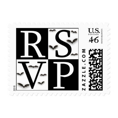 RSVP Postage Stamp - Halloween by JustParties