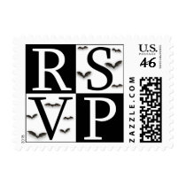 RSVP Postage Stamp - Halloween by JustParties RSVP Postage Stamp - Halloween