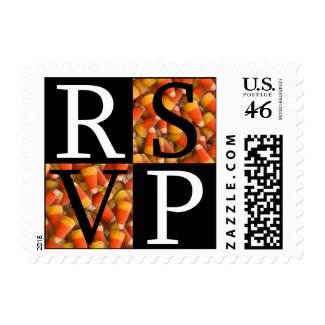 RSVP Postage Stamp - Halloween stamp