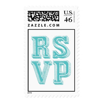 RSVP Postage Stamps