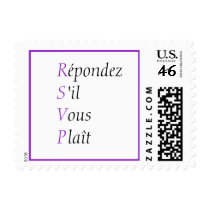 RSVP - postage stamps
