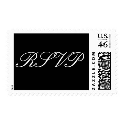 RSVP POSTAGE STAMPS