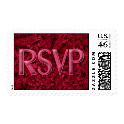 RSVP POSTAGE STAMPS
