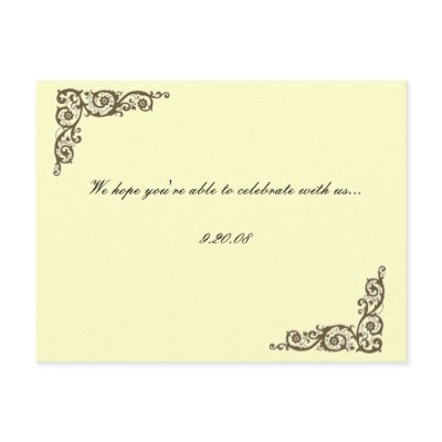 RSVP postcard