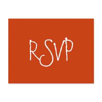 RSVP - Postcard by monicamarieadams