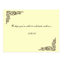 RSVP postcard