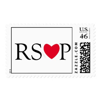 RSVP Red Heart Stamp