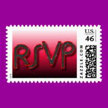 RSVP Red n Black stamps