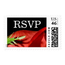 RSVP Red Rose Event And Wedding Postage postage