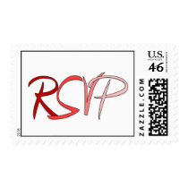 RSVP Reds Postage Stamps
