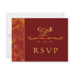 RSVP Reply Cards - Autumn Wedding Invitations