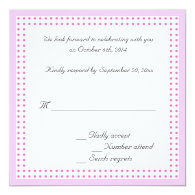 RSVP,response card for wedding invitation Personalized Invitations