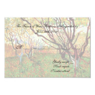 RSVP, response card, Orchard in Blossom Personalized Invites