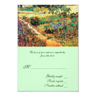 RSVP, response card, van Gogh Personalized Invite