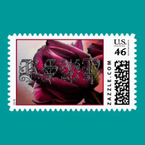 rsvp rose postage by lissame73 rsvp rose postage