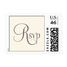 Rsvp silver grey and ivory stamps