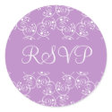 RSVP Spiral Swirls Envelope Sticker Seal