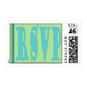 RSVP Stamp-GreenAqua
