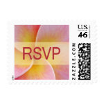 plumeria RSVP stamps