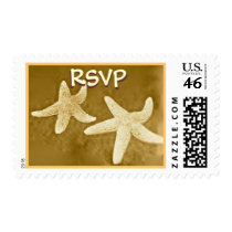 RSVP Starfish Postage Stamps