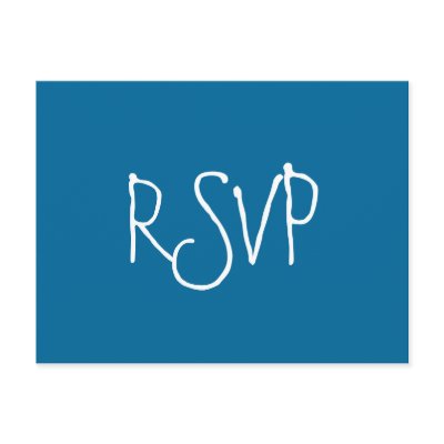 RSVP-Starfish Post Card by monicamarieadams