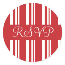 RSVP Stripes Envelope Sticker Seal