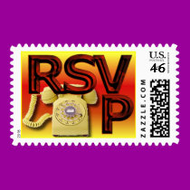 RSVP Telephone Postage stamps