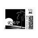 RSVP Tropical Night Invitation Postage Stamp