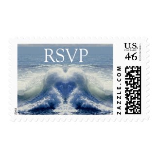 RSVP Tropical Theme Wedding Stamps stamp