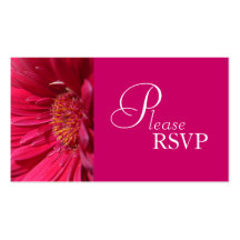 RSVP Wedding Card Business Card Templates