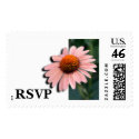 RSVP Wedding Floral Postage Stamp