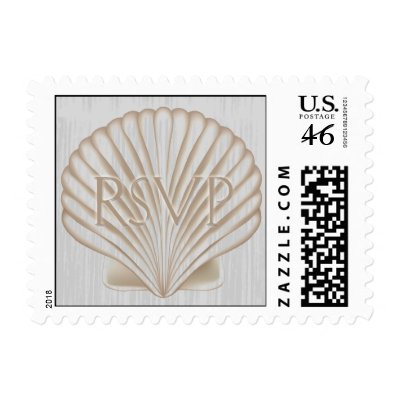 RSVP Wedding Invitation Postage Stamp