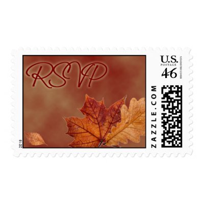 RSVP Wedding Invitation Postage Stamp