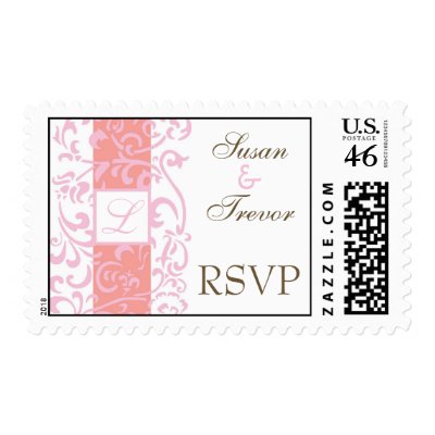 RSVP Wedding Postage Stamp
