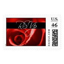 RSVP Wedding Postage Stamp