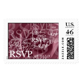 RSVP Wedding Postage Stamp stamp