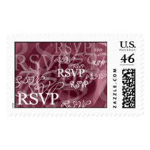 RSVP Wedding Postage Stamp