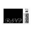 RSVP Wedding Postage Stamp
