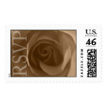 RSVP Wedding Postage Stamp Rose stamps