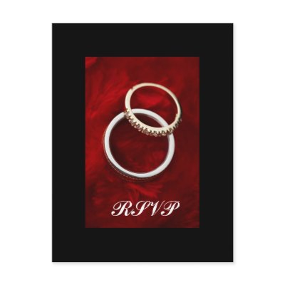 RSVP Wedding Postcard