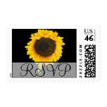 RSVP Wedding Sunflower Postage