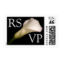 RSVP White Calla Lily Wedding Stamps