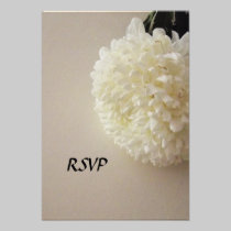 Rsvp White Flowers Wedding Invitations invitations