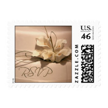 RSVP with calla lilies stamps